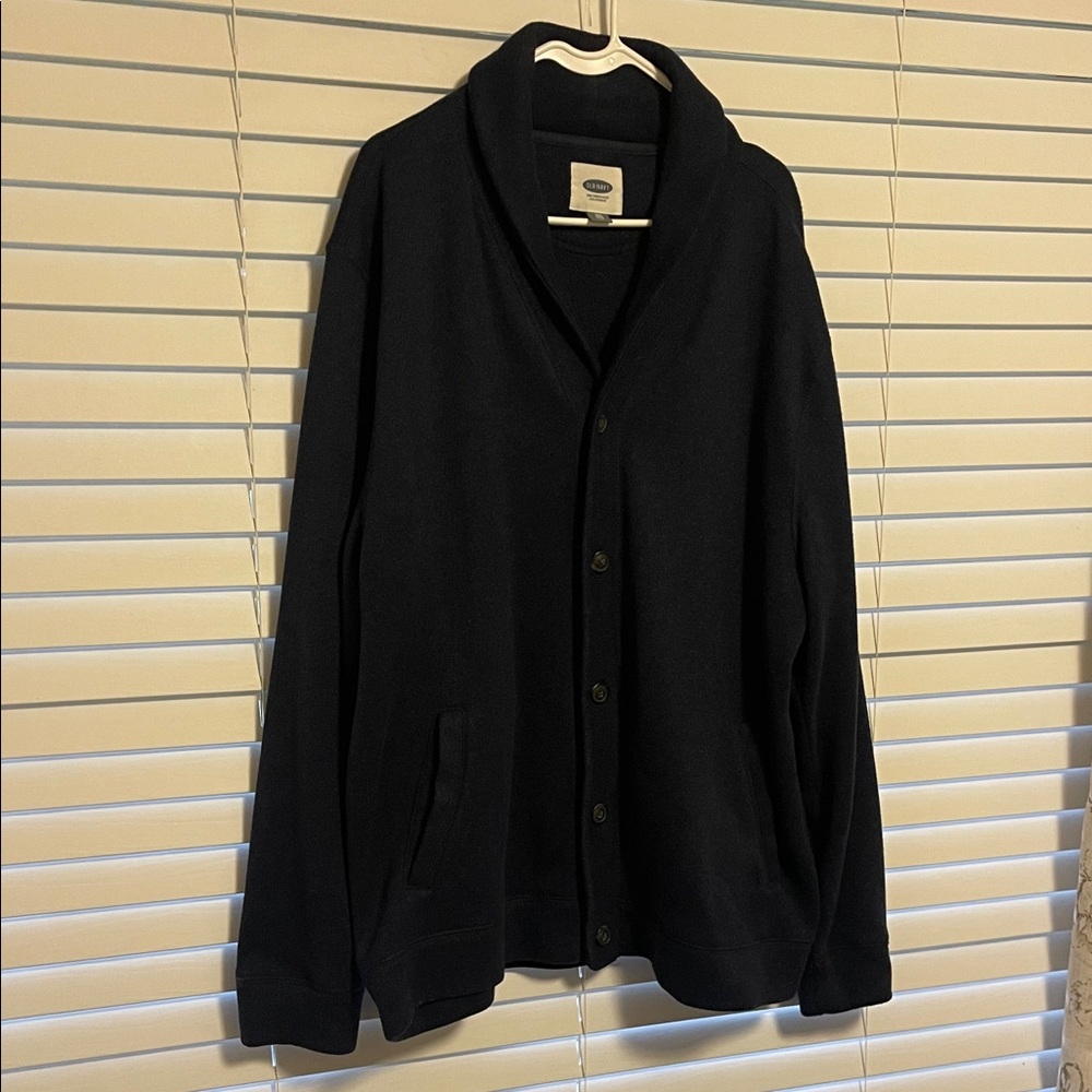 Old Navy - Men’s Navy Blue Knit Cardigan XXL